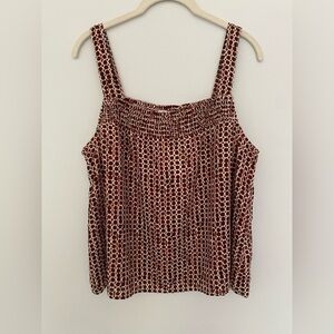Evereve NWT Drew Smocked Tank